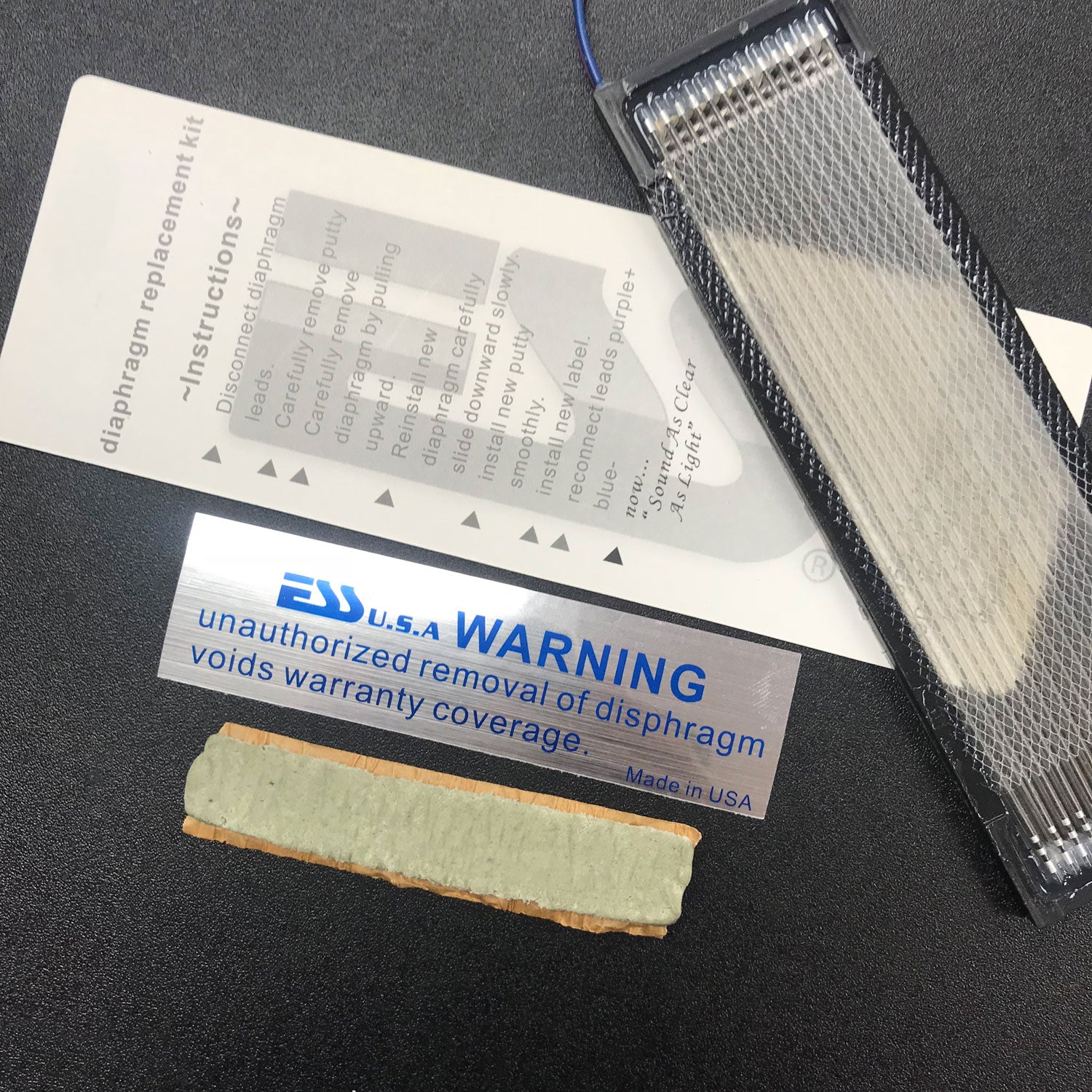 ESS AMT HEIL Speaker Diaphragm 689-1107 – ESS Labs